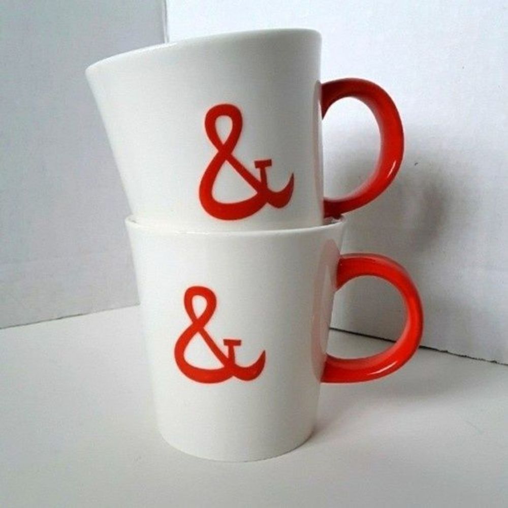 2 Starbucks coffee/tea cups